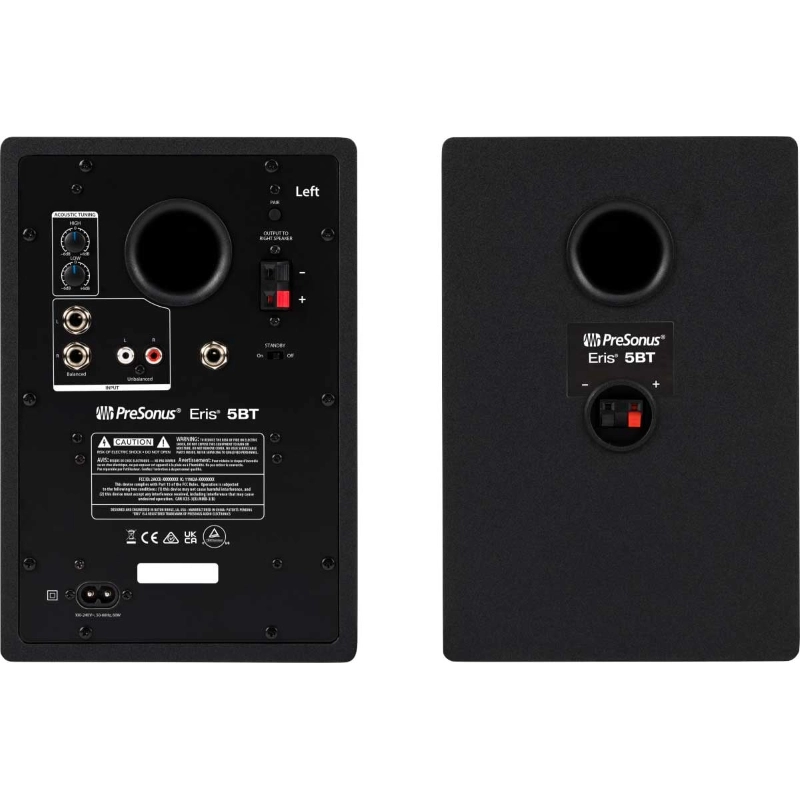 PreSonus Eris E5 BT Coppia di Monitor di Riferimento Bluetooth 5.5" 100W