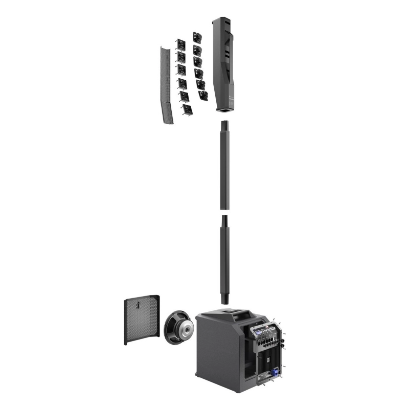 Electro Voice Evolve 50M Black 8 Ingressi e QuickSmart Link