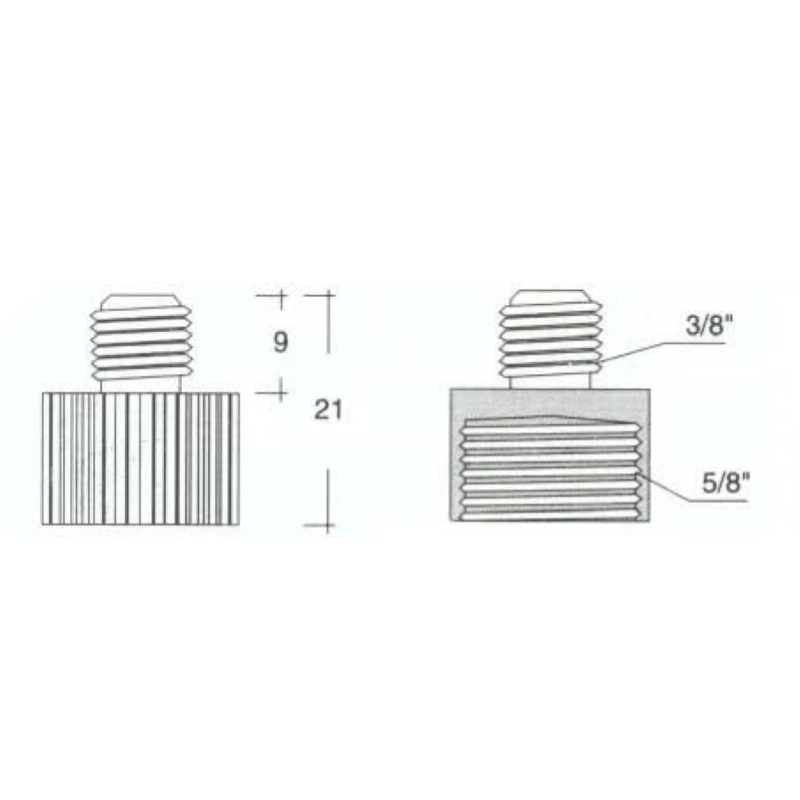 Proel AP122 Adattatore per asta da 3/8" a 5/8"