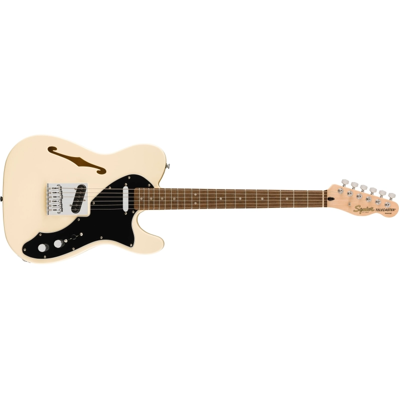 Fender Squier Affinity Series™ Telecaster® Thinline, Laurel Fingerboard Olympic White 0378271505