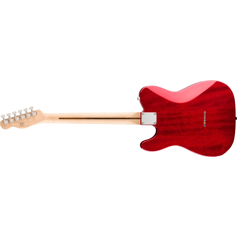 Fender Squier Affinity Series™ Telecaster® FMT SH, Laurel Fingerboard,Crimson Red Transparent 0378280538