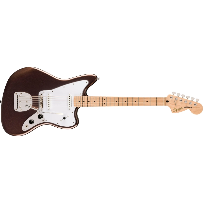 Fender Squier Affinity Series™ Jaguar®, Maple Fingerboard,Mystic Metallic Brown 0378402594