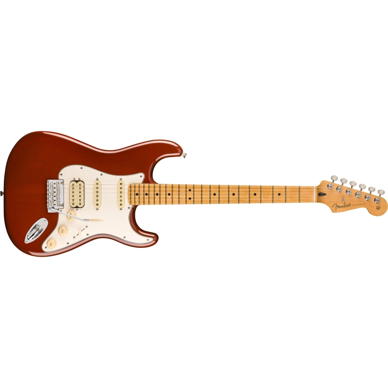Fender Player II Stratocaster® HSS, Maple Fingerboard, Transparent Mocha Burst 0140542545