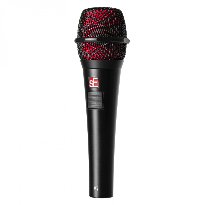 sE Electronics V7 PTT Microfono Dinamico per Uso Live con Pulsante Push To Talk