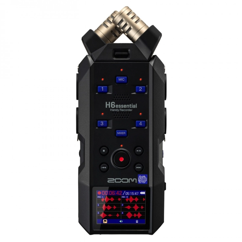 Zoom H6e Essential Registratore Digitale 6 Tracce 32 Bit Flotting Point