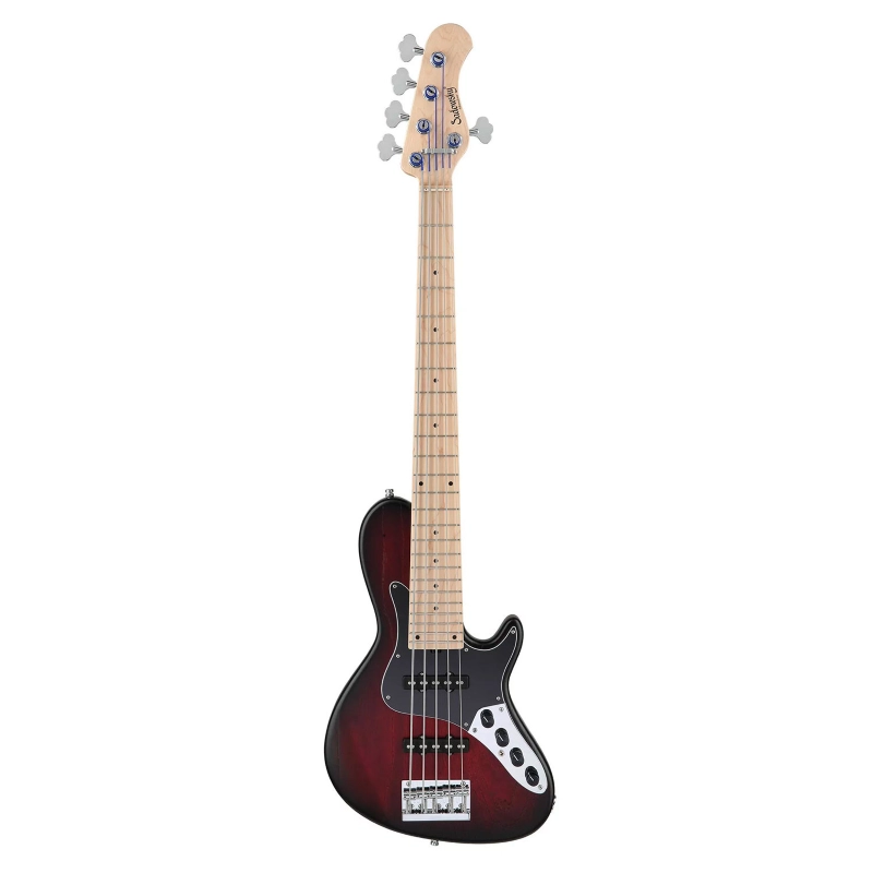 Sadowsky MetroLine JJ Bass 5 24 Single Cut Burgundy Satin METRO LINE 5 STRINGS J/J BASS 24 FRETS VINTAGE SINGLE CUT MODERN ASH/MAPLE