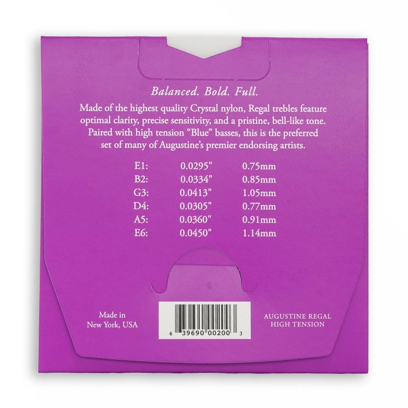 Augustine Regal Blue Muta classica Muta corde per chitarra classica 6 corde