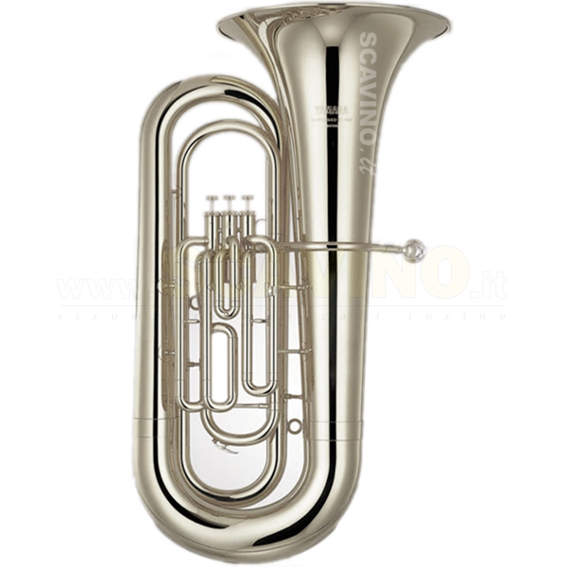 Yamaha YBB201S Tuba Sib 3 Pistoni argentata