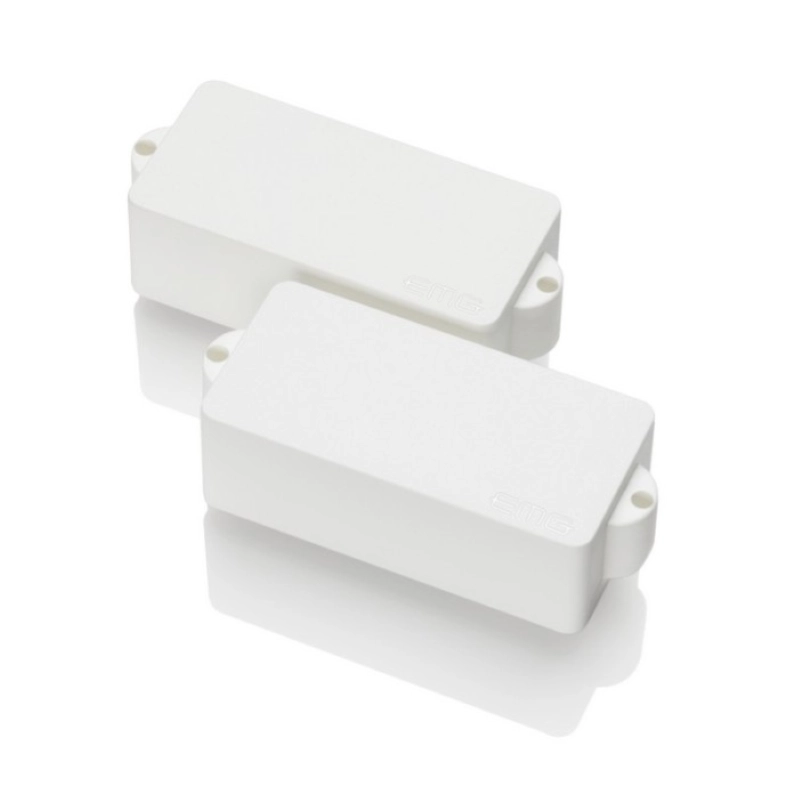 EMG Offset dual coil attivo bianco Offset dual coil attivo per basso elettrico 4 corde