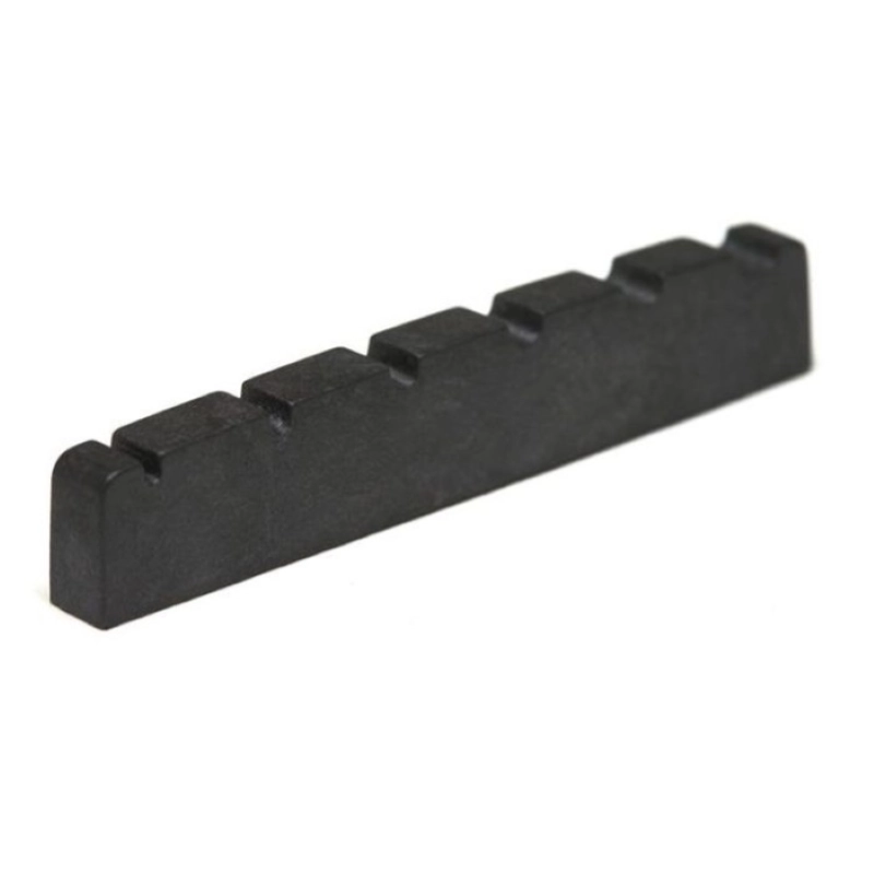 GraphTech Black Tusq XL Nut basso 6 51,74x4,78x9,09 Capotasto in Black Tusq con sedi per basso 6 corde