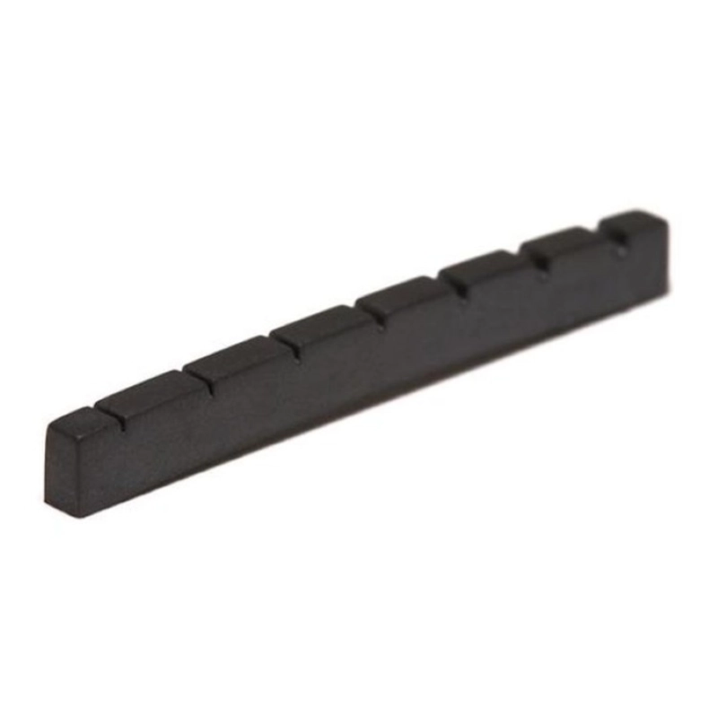 GraphTech Black Tusq XL Nut Fender Style 7 50,29x3,23x5,64 Capotasto in Black Tusq con sedi per chitarra elettrica 7 corde (ideale per le chitarre elettriche Fender Style)