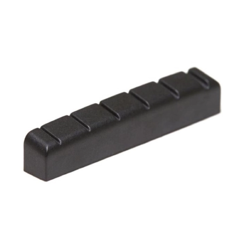GraphTech Black Tusq XL Nut Ibanez/PRS 42,95x5,98x7,95 Capotasto in Black Tusq con sedi per chitarra elettrica 6 corde (ideale per la maggior parte delle chitarre elettriche Ibanez e PRS in commercio)