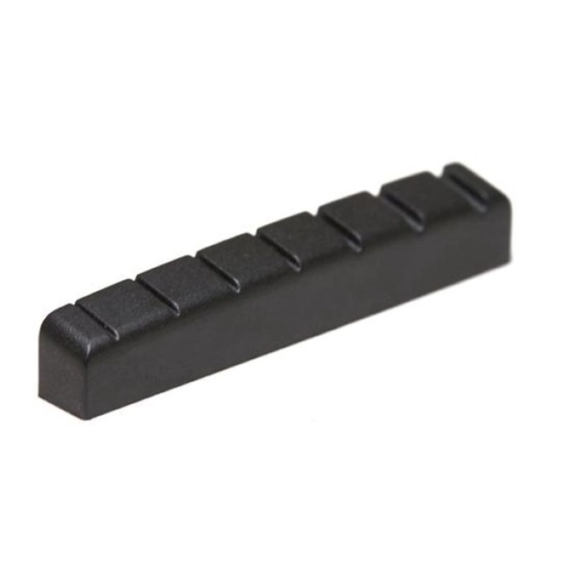 GraphTech Black Tusq XL Nut Schecter Style 7 48,00x5,98x8,09 Capotasto in Black Tusq con sedi per chitarra elettrica 7 corde (ideale per le chitarre elettriche Schecter Style)