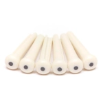 GraphTech Piroli Traditional White/Black Dot 2mm 6pcs Piroli in Tusq