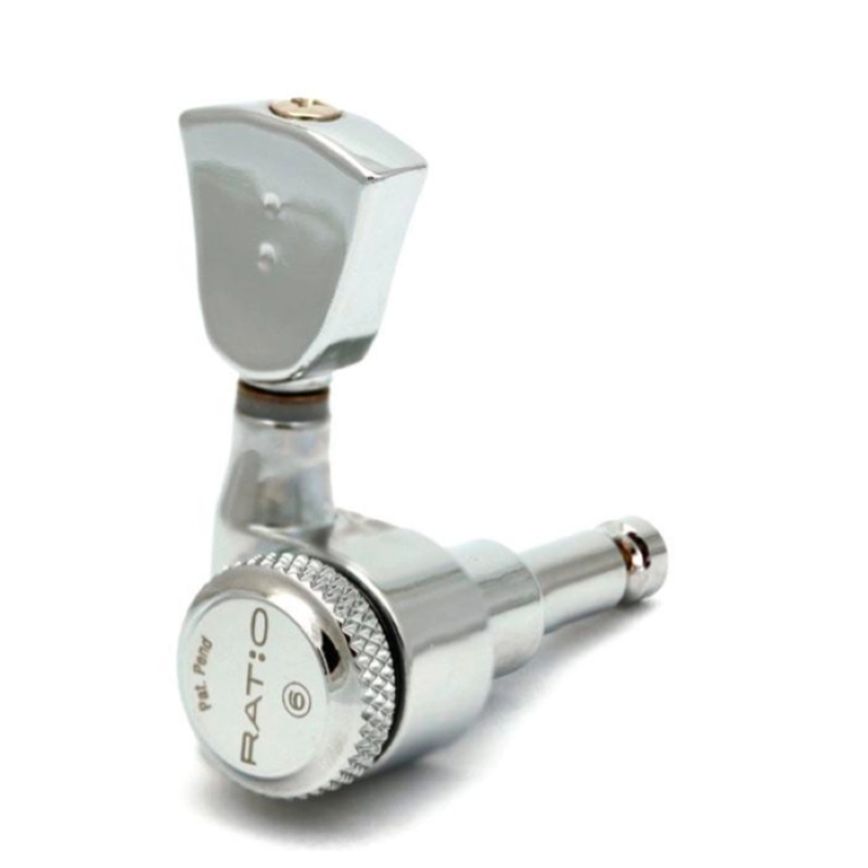 GraphTech Ratio Meccaniche Locking Elettrica Vintage 3+3 Chr Set di meccaniche autobloccanti 3+3 per chitarra elettrica