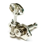 GraphTech Ratio Meccaniche Open Acustica 3+3 Skeleton Nickel Set di meccaniche open back 3+3 per chitarra acustica