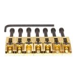 GraphTech String Saver Floyd Rose Style Gold 7Pcs Selletta con vite di intonazione centrale per chitarra elettrica 7 corde con ponte Floyd Rose