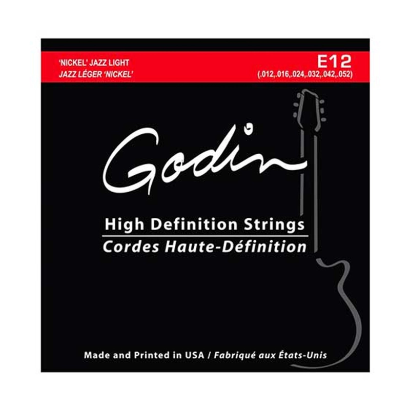 Godin Guitars HD E12 Jazz 6 St 012-052 E12 Electric HD Strings