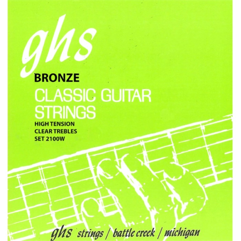 GHS Muta corde chitarra classica Phosphor Bronze Muta corde per chitarra classica 6 corde