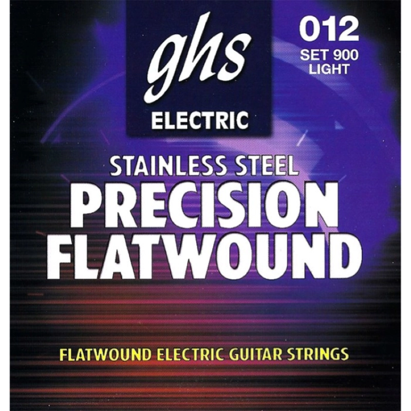 GHS Precision Flats Elettrica 6 St 012-050 Muta corde per chitarra elettrica 6 corde