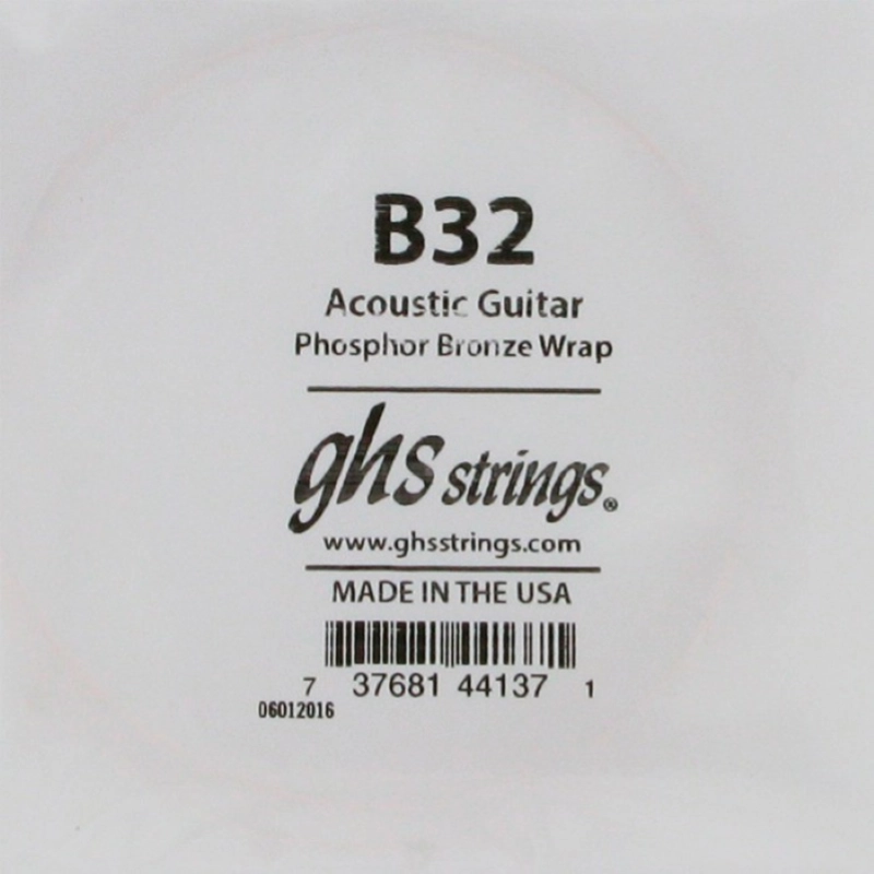 GHS Singola acustica Phosphor Bronze 032 Corda singola per chitarra acustica