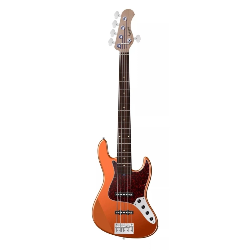 Sadowsky MetroExpress JJ Bass 5 21 Vintage Candy Orange METRO EXPRESS 5 STRINGS J/J BASS 21 FRETS VINTAGE ROSEWOOD