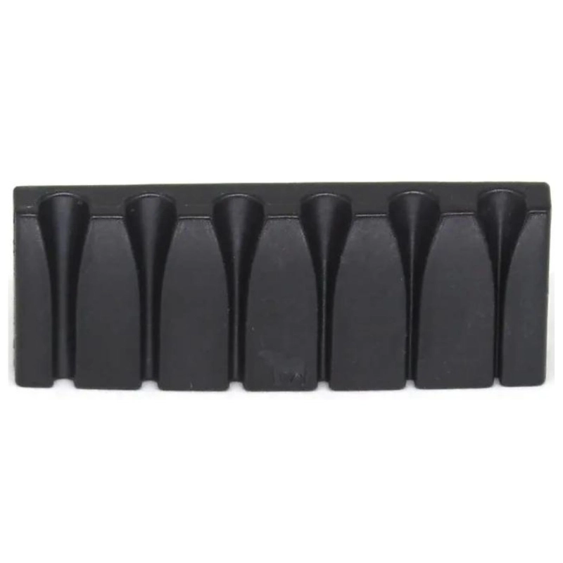 GraphTech Black Tusq XL Unlocking Slotted Nut Floyd Radius 1 Capotasto Unlocking Slotted in Black Tusq con sedi per chitarra elettrica 6 corde (ideale per le chitarre elettriche con Floyd Rose e radius 12")