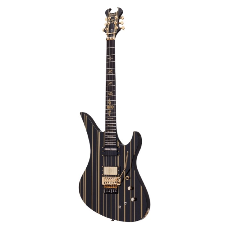Schecter SYNYSTER GATES CUSTOM-S-BLK/GOLD SYNYSTER GATES SIGNATURE CUSTOM S BLK/GOLD