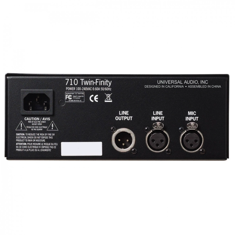 Universal Audio 710 Twin-Finity Preamplificatore Microfonico Valvolare