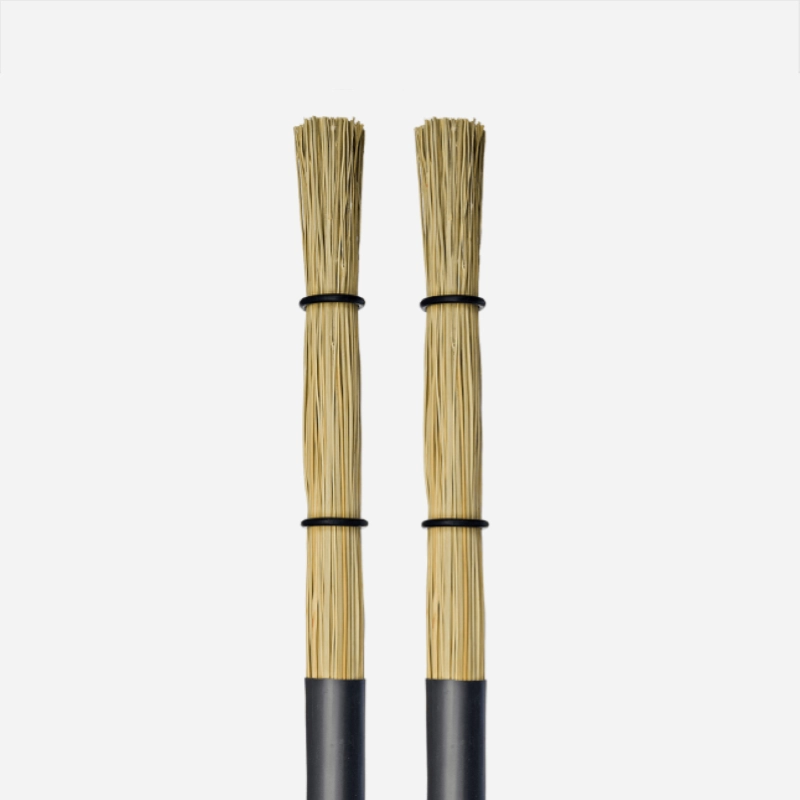Promark PMBRM1 Spazzole per Batteria in Saggina, Broomstick medie