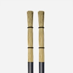 Promark PMBRM1 Spazzole per Batteria in Saggina, Broomstick medie