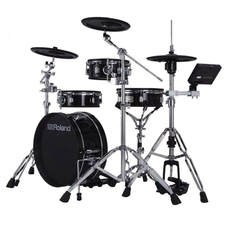 Roland VAD103 V-Drum Set Batteria Elettronica con Fusti in Legno Modulo Sonoro e Pad Piatto