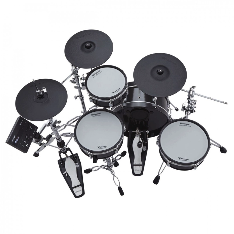 Roland VAD103 V-Drum Set Batteria Elettronica con Fusti in Legno Modulo Sonoro e Pad Piatto