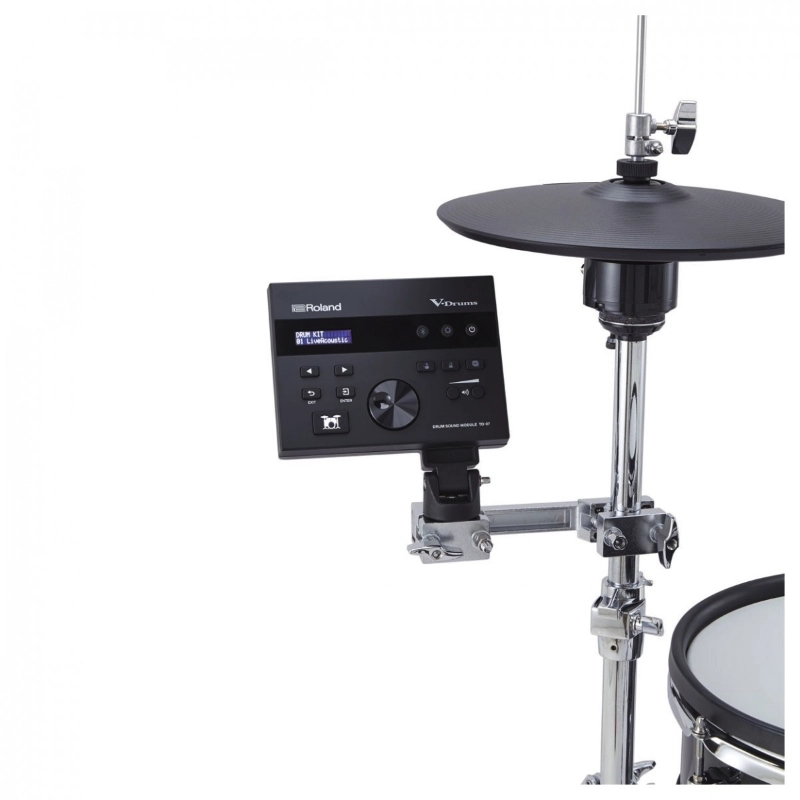 Roland VAD103 V-Drum Set Batteria Elettronica con Fusti in Legno Modulo Sonoro e Pad Piatto