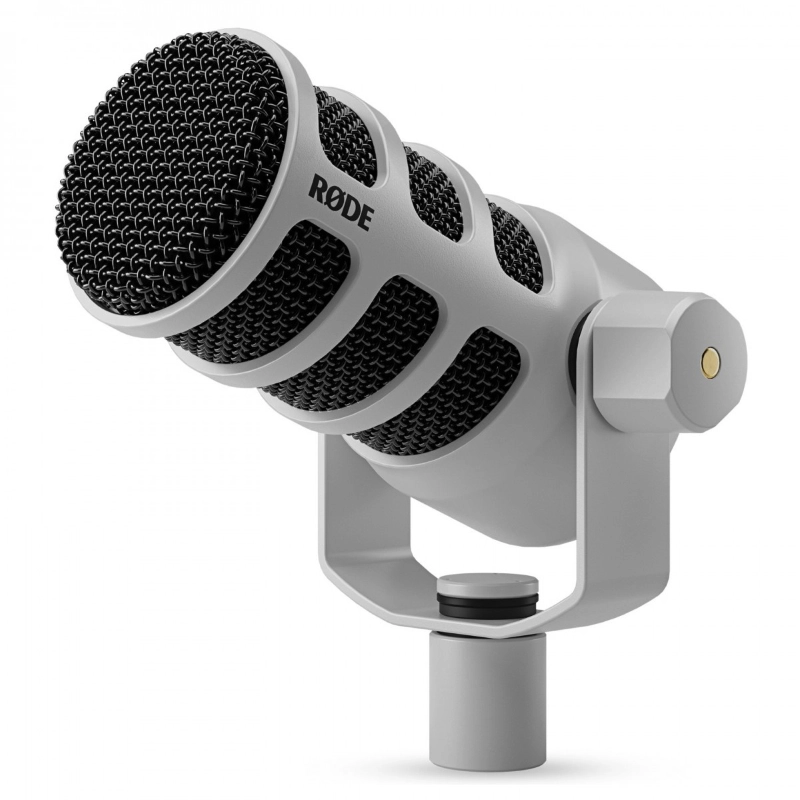 Rode PODMIC USB White Microfono Dinamico USB e XLR per Podcast Bianco