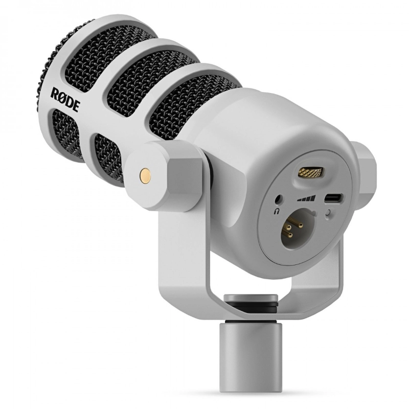 Rode PODMIC USB White Microfono Dinamico USB e XLR per Podcast Bianco