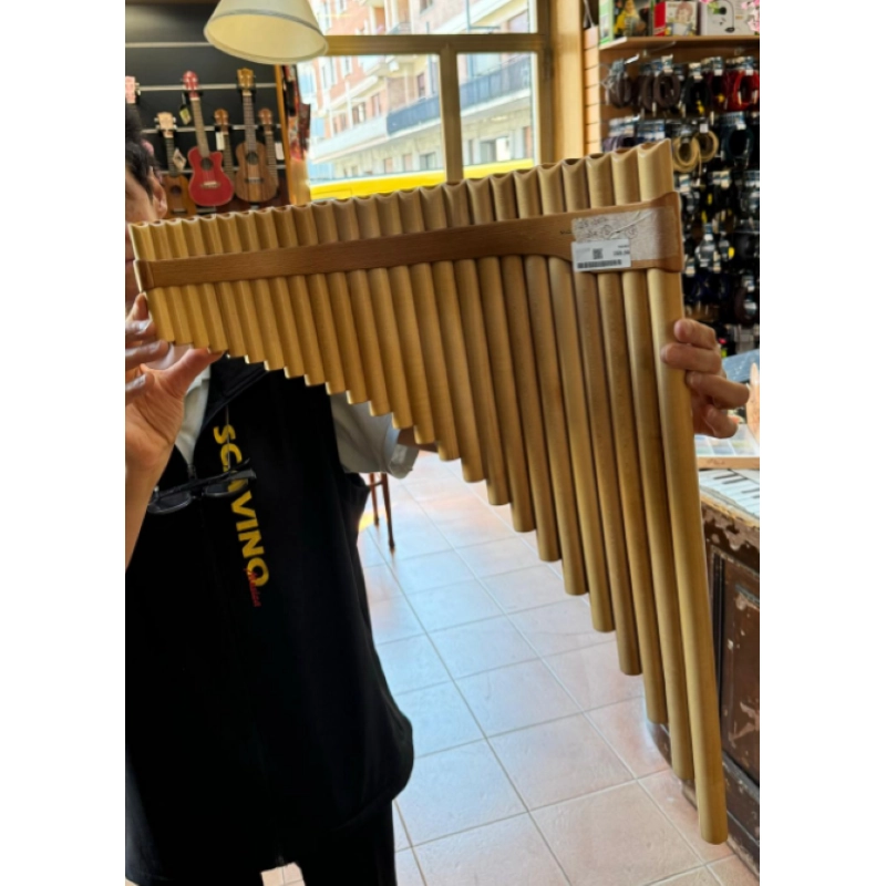 Flauto di pan HORA in SOL - 25 toni Re-Sol3 Sub C- Bass