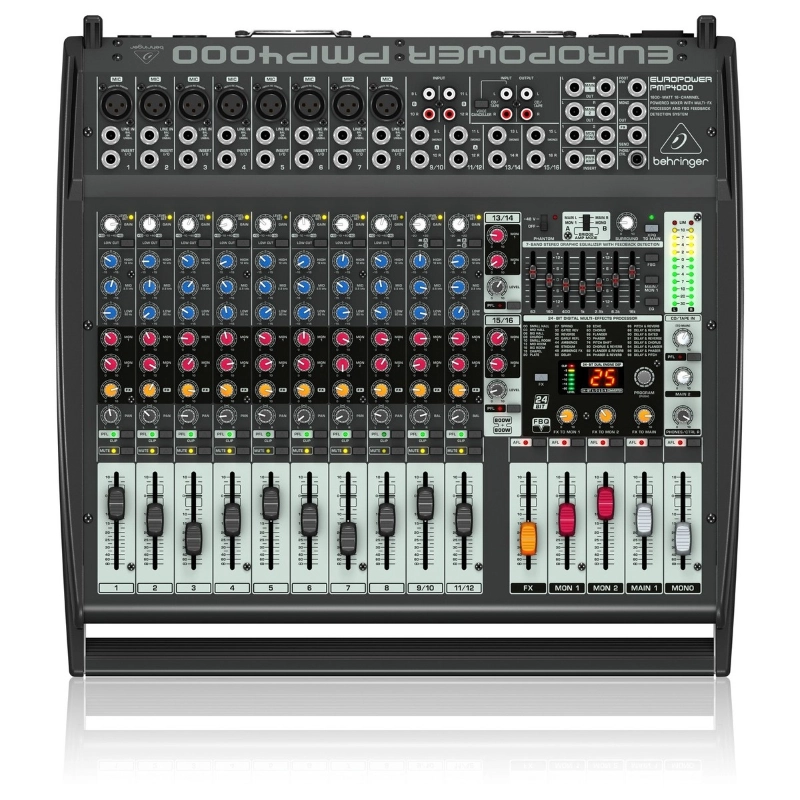 Behringer PMP4000 Mixer 16 canali amplificato 1200watt