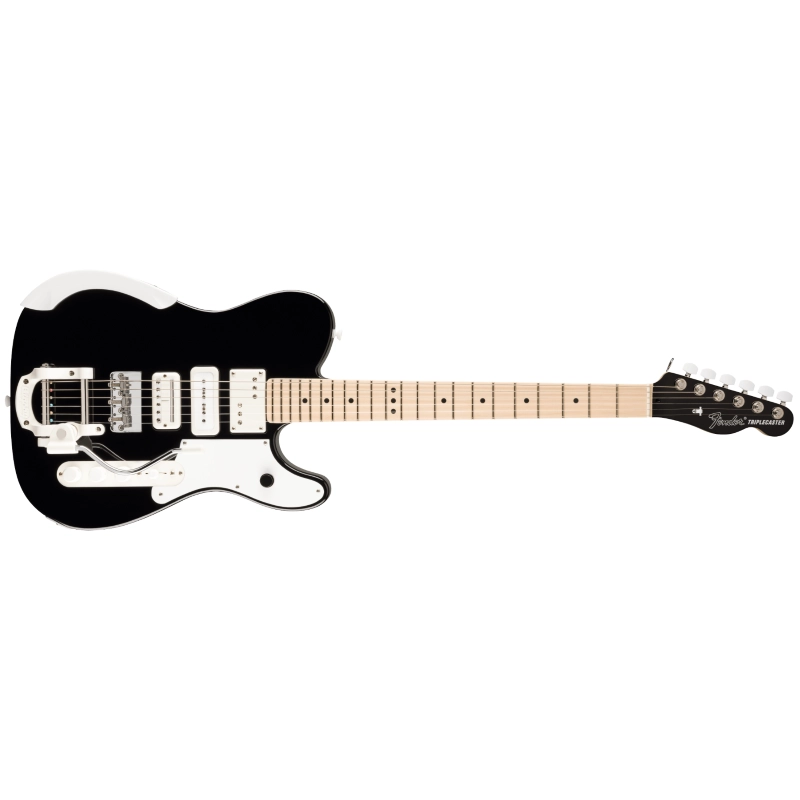 Fender Jack White Triplecaster®, Maple Fingerboard, Black 0176812706