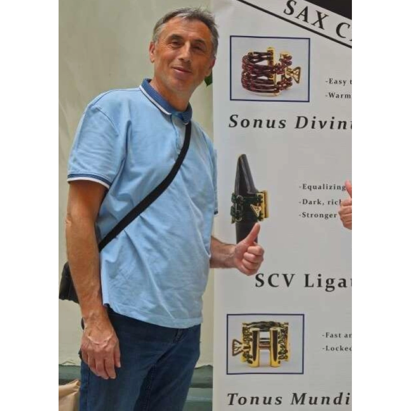 SCV Legatura Sonus Divinus per Sax Alto e Clarinetto Sib Rubber