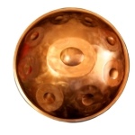 BLACKHOLEPAN 9 note D CELTIC HANDPAN oro
