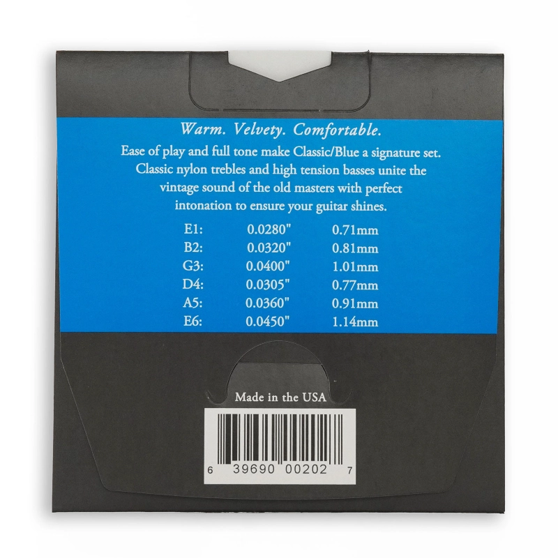 Augustine Blue Muta Corde Chitarra Classica High Tension