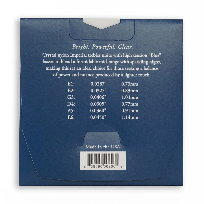 Augustine Imperial Blue Muta classica Muta corde per chitarra classica 6 corde