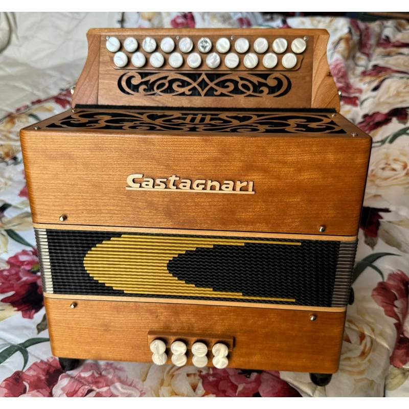 Castagnari Organetto 8 Bassi Sol-Do diatonica