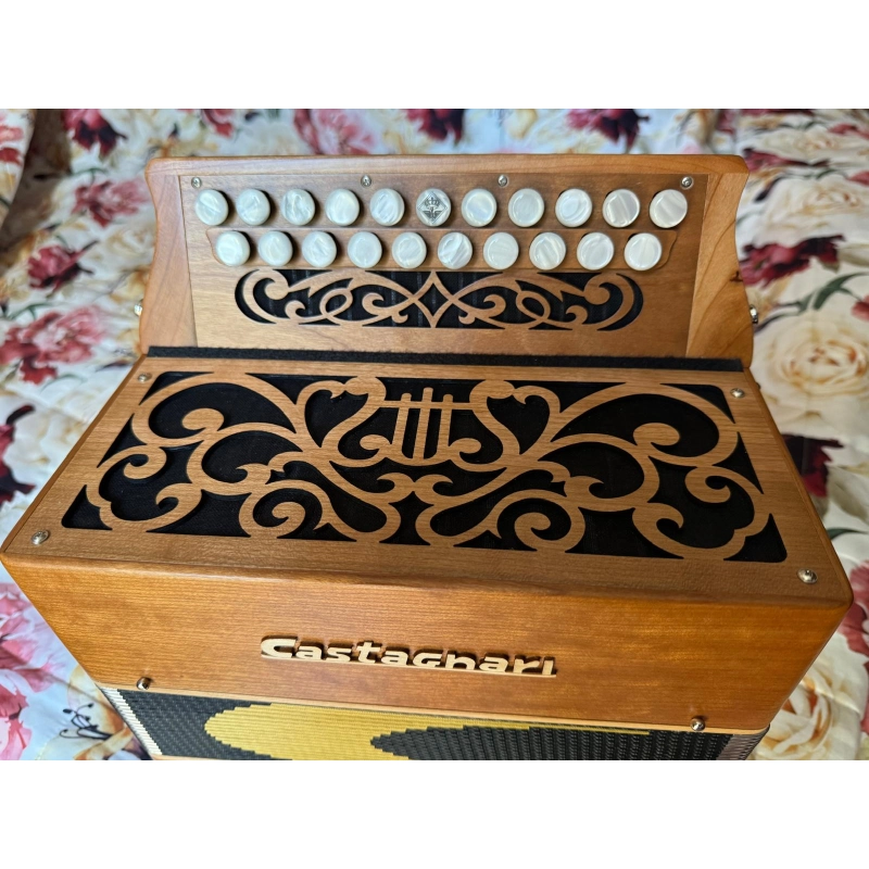 Castagnari Organetto 8 Bassi Sol-Do diatonica