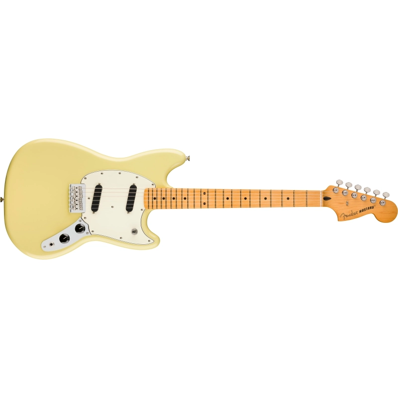 Fender Player II Mustang®, Maple Fingerboard, Hialeah Yellow 0140462561