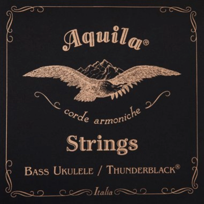 Aquila 140U Set Corde Ukulele Bass Thunderblack