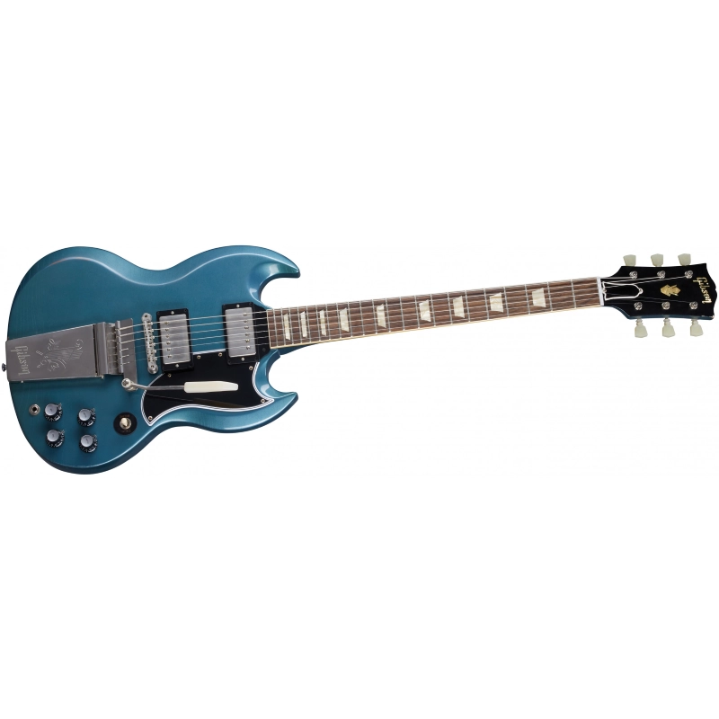 Gibson Custom Murphy Lab 1964 SG Standard Reissue w/Maestro Vibrola Light Aged Antique Pelham Blue