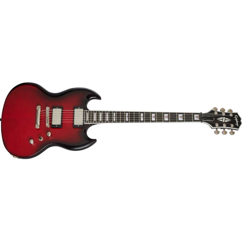 Epiphone SG Prophecy Red Tiger Aged Gloss (Incl. Premium Gig Bag) EISGYABTBN1