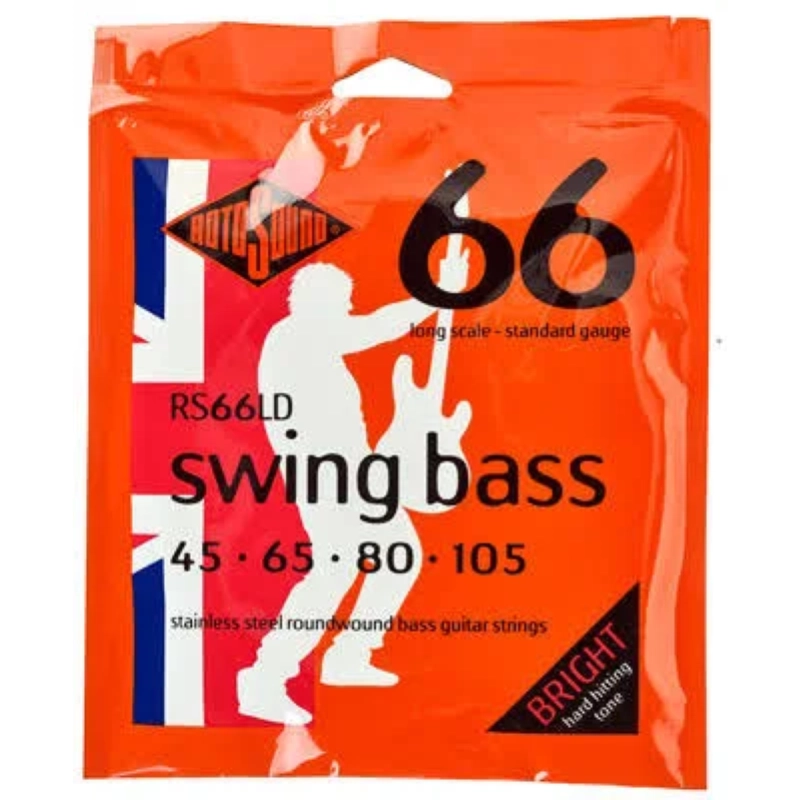 ROTOSOUND RS66LD SWING BASS 66 MUTA STAINLESS STEEL 45-105